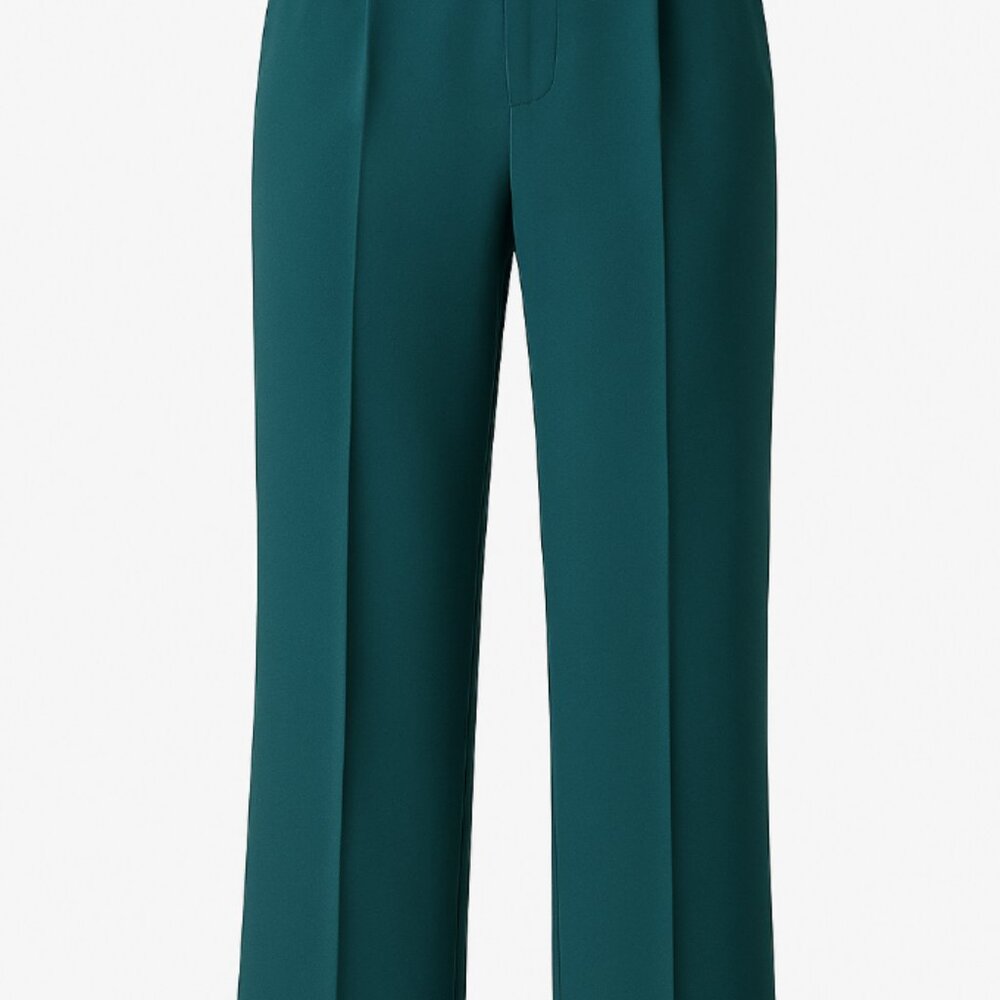 Wilfred Effortless Pant – Crepette, Size 8 Short, Mallard Deep Green